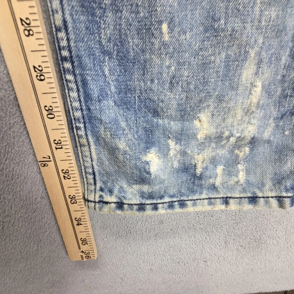 Diesel Jeans Mens 31x32 Blue Safado Regular Slim Straight Button Fly Italy 0886P